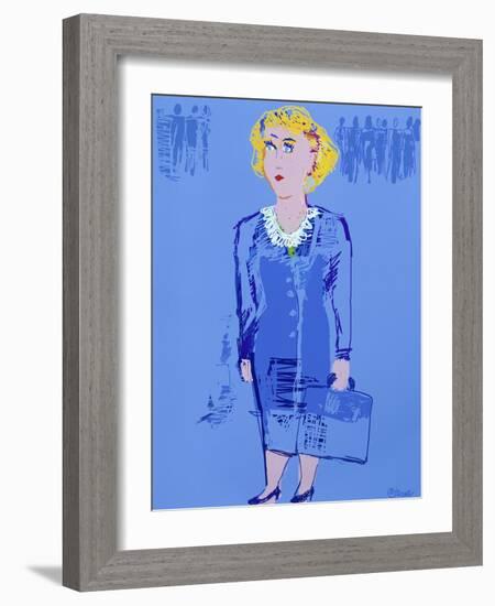 Business Woman-Diana Ong-Framed Giclee Print
