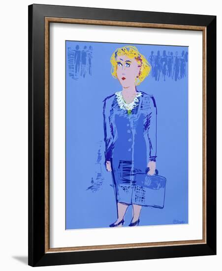 Business Woman-Diana Ong-Framed Giclee Print