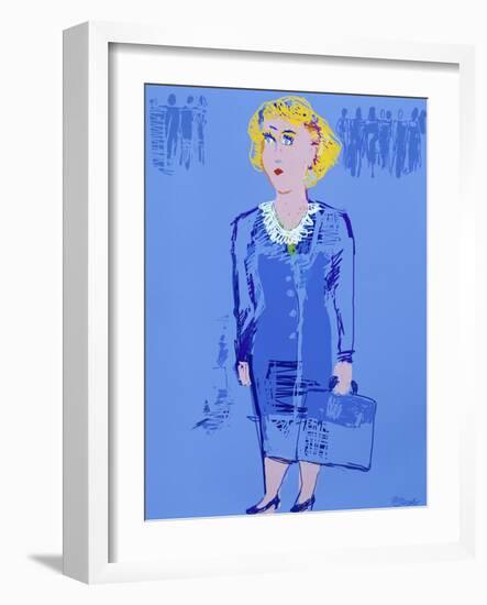 Business Woman-Diana Ong-Framed Giclee Print