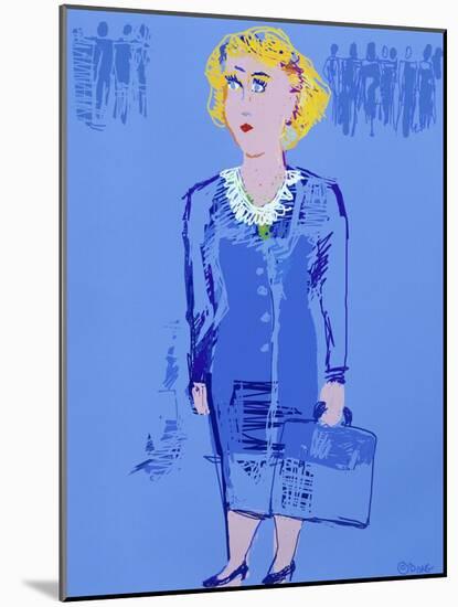 Business Woman-Diana Ong-Mounted Giclee Print