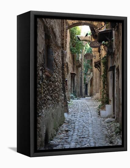 Bussana Vecchia, Liguria, Italy, Europe-Vincenzo Lombardo-Framed Premier Image Canvas