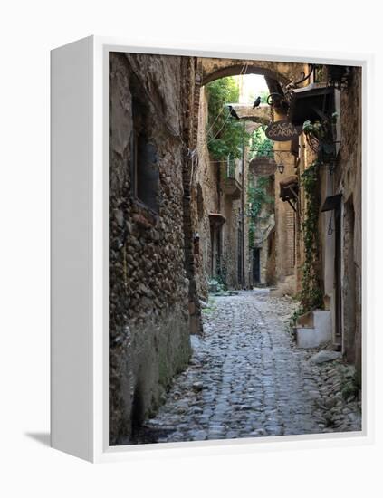 Bussana Vecchia, Liguria, Italy, Europe-Vincenzo Lombardo-Framed Premier Image Canvas