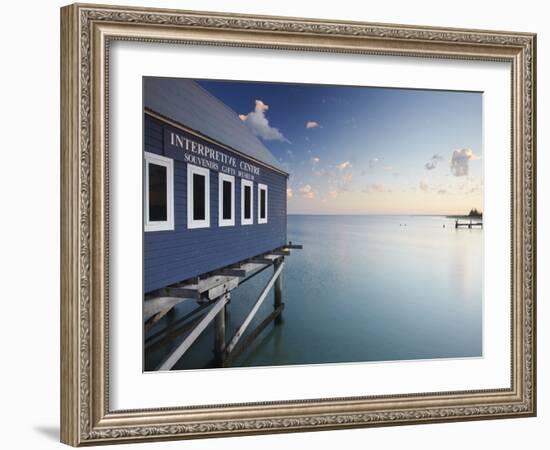 Busselton Pier at Dawn, Western Australia, Australia-Ian Trower-Framed Photographic Print