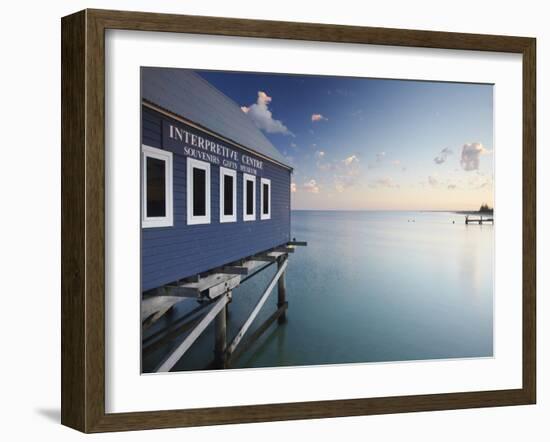 Busselton Pier at Dawn, Western Australia, Australia-Ian Trower-Framed Photographic Print