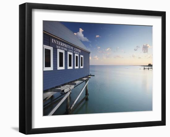 Busselton Pier at Dawn, Western Australia, Australia-Ian Trower-Framed Photographic Print