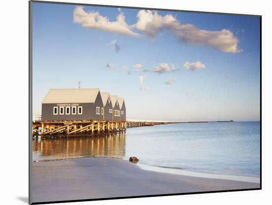 Busselton Pier at Dawn, Western Australia, Australia-Ian Trower-Mounted Photographic Print