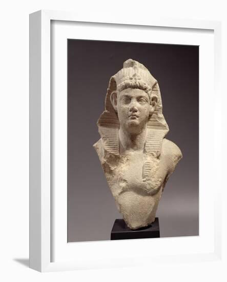 Bust of a Roman Emperor as a Pharaoh-Roman Period Egyptian-Framed Giclee Print