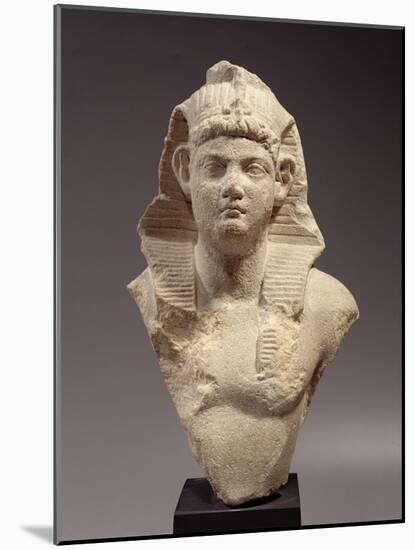 Bust of a Roman Emperor as a Pharaoh-Roman Period Egyptian-Mounted Giclee Print