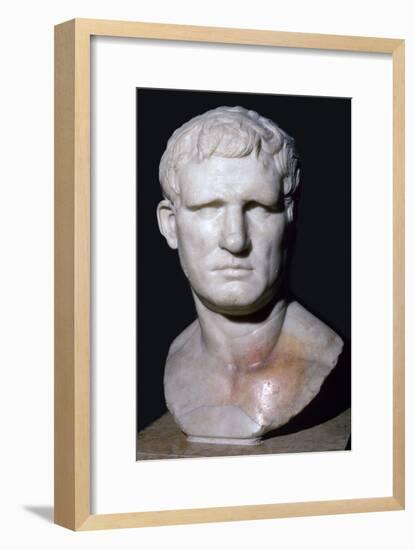 Bust of Agrippa, 1st century BC. Artist: Unknown-Unknown-Framed Giclee Print