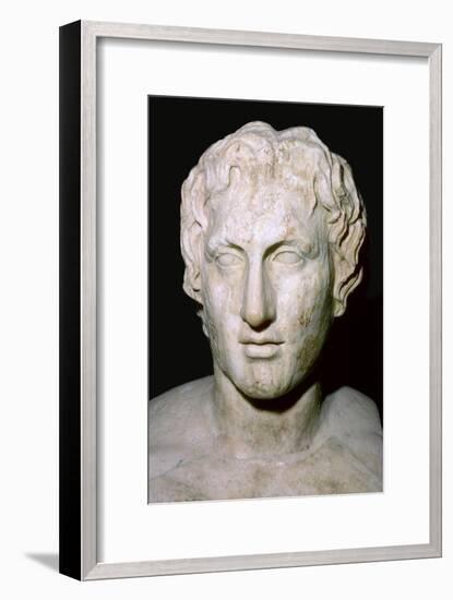 Bust of Alexander the Great, 4th century BC. Artist: Unknown-Unknown-Framed Giclee Print