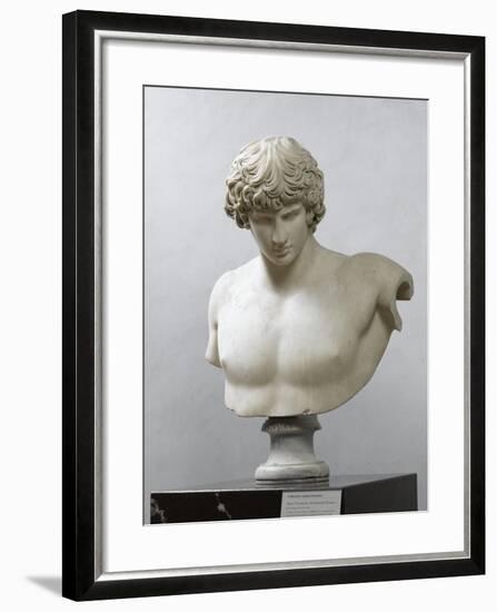 Bust of Antinous, Antinous Said Ecouen (117-138 Ad)-null-Framed Giclee Print