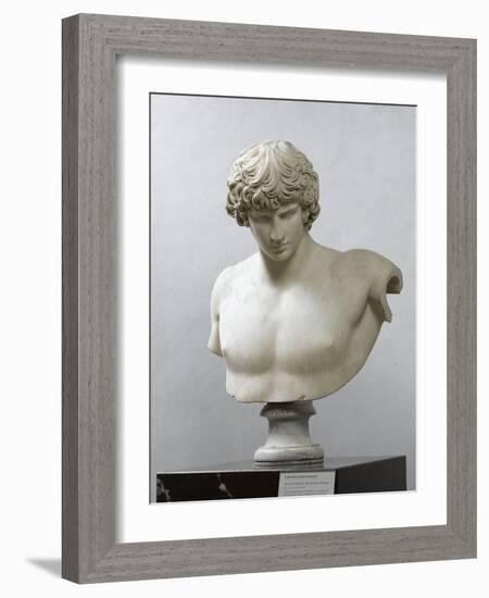 Bust of Antinous, Antinous Said Ecouen (117-138 Ad)-null-Framed Giclee Print