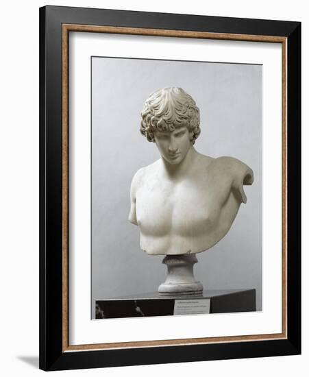 Bust of Antinous, Antinous Said Ecouen (117-138 Ad)-null-Framed Giclee Print