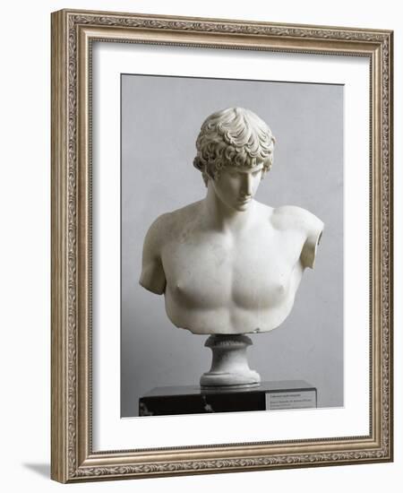 Bust of Antinous, Antinous Said Ecouen (117-138 Ad)-null-Framed Giclee Print