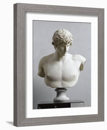 Bust of Antinous, Antinous Said Ecouen (117-138 Ad)-null-Framed Giclee Print