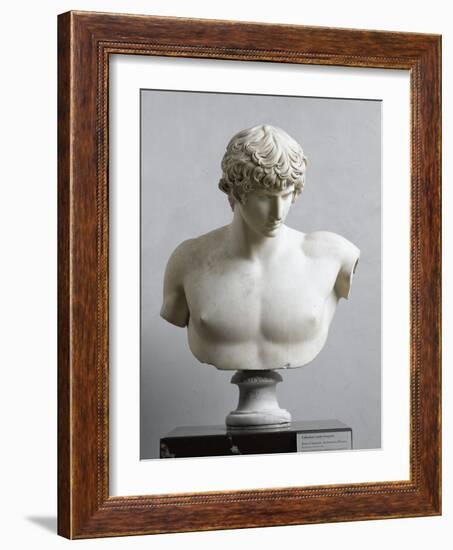 Bust of Antinous, Antinous Said Ecouen (117-138 Ad)-null-Framed Giclee Print