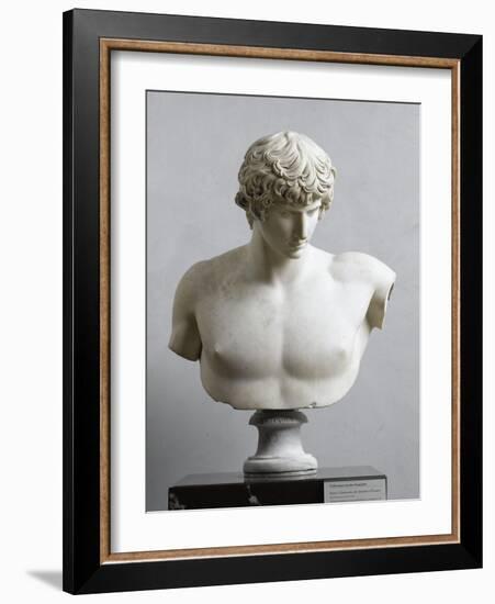 Bust of Antinous, Antinous Said Ecouen (117-138 Ad)-null-Framed Giclee Print