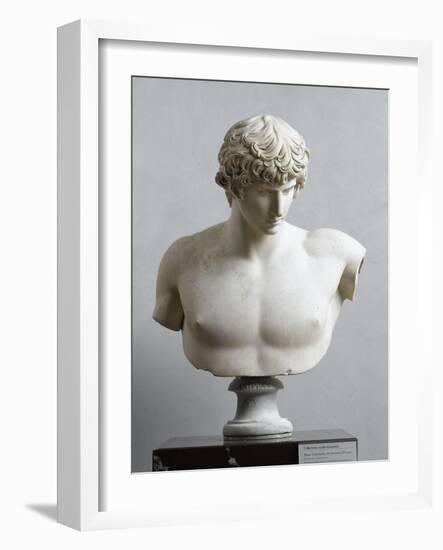 Bust of Antinous, Antinous Said Ecouen (117-138 Ad)-null-Framed Giclee Print