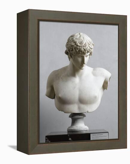 Bust of Antinous, Antinous Said Ecouen (117-138 Ad)-null-Framed Premier Image Canvas