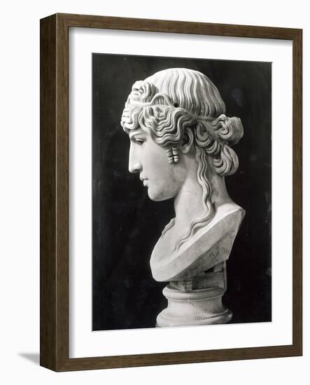 Bust of Antinous-Roman-Framed Giclee Print