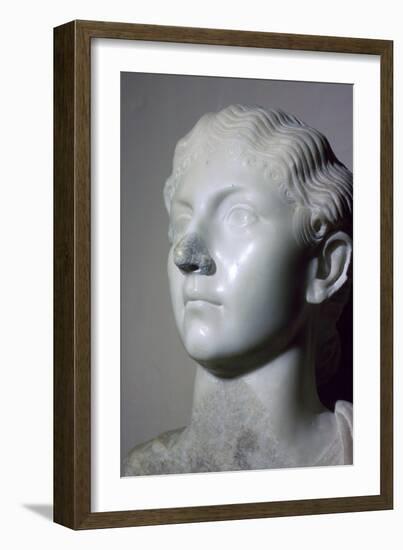 Bust of Antonia the Younger. Artist: Unknown-Unknown-Framed Giclee Print