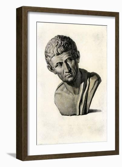 Bust of Aristotle-null-Framed Giclee Print