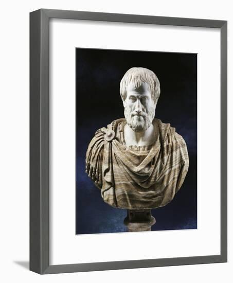 Bust of Aristotle-null-Framed Giclee Print