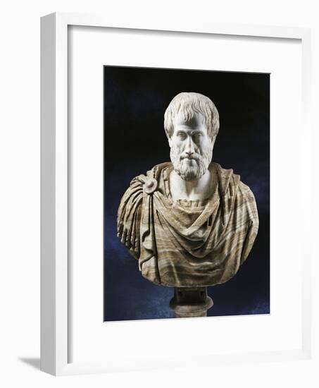 Bust of Aristotle-null-Framed Giclee Print