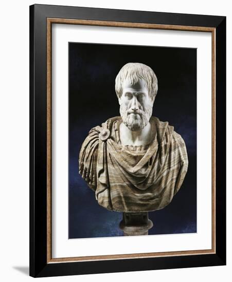 Bust of Aristotle-null-Framed Giclee Print