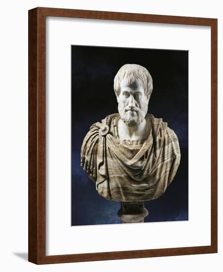 Bust of Aristotle-null-Framed Giclee Print