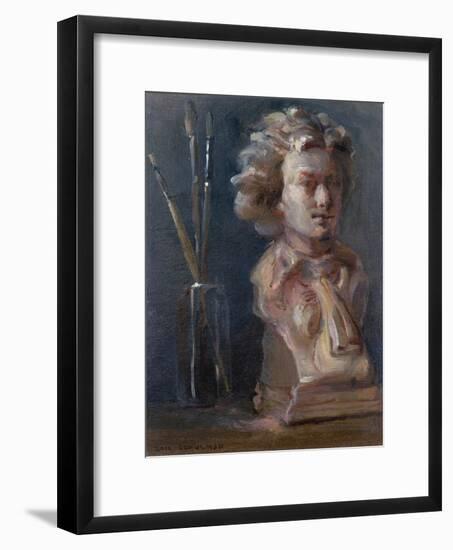 Bust of Beethoven (1770-1827) with Paint Brushes-Gail Schulman-Framed Giclee Print