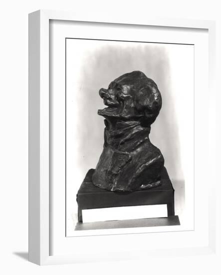 Bust of Charles Philipon (1800-62), c.1833-Honore Daumier-Framed Giclee Print