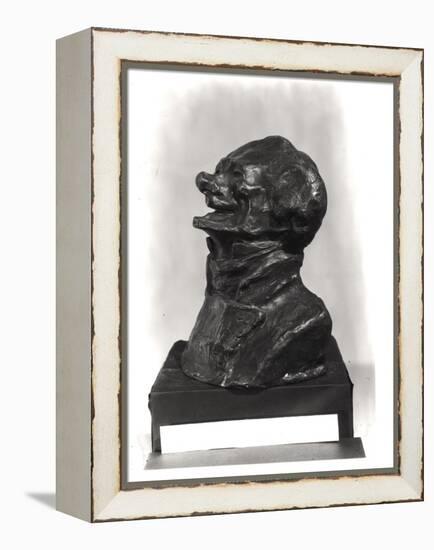 Bust of Charles Philipon (1800-62), c.1833-Honore Daumier-Framed Premier Image Canvas