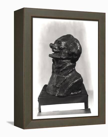 Bust of Charles Philipon (1800-62), c.1833-Honore Daumier-Framed Premier Image Canvas