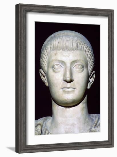 Bust of Constans I. Artist: Unknown-Unknown-Framed Giclee Print