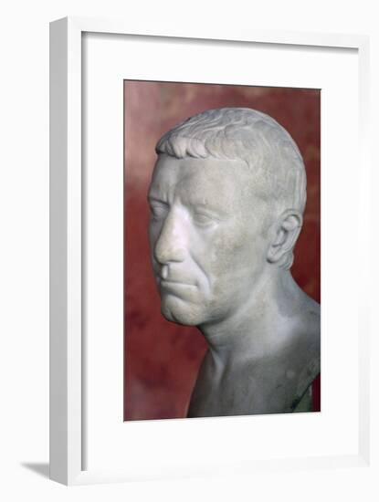 Bust of Corbulo, 1st century. Artist: Unknown-Unknown-Framed Giclee Print