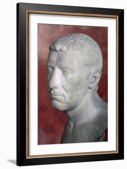 Bust of Corbulo, 1st century. Artist: Unknown-Unknown-Framed Giclee Print