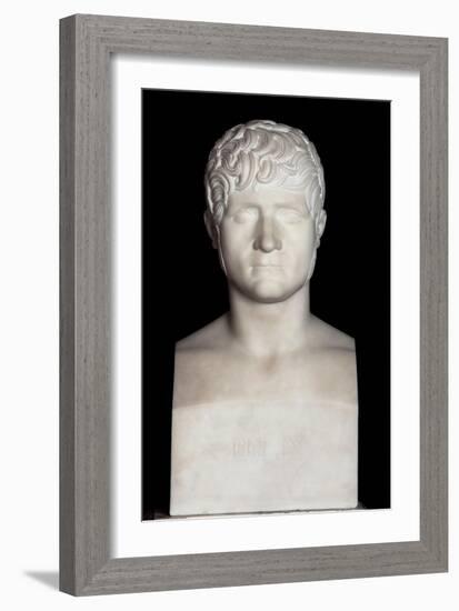 Bust of Felix Baciocchi-Lorenzo Bartolini-Framed Giclee Print