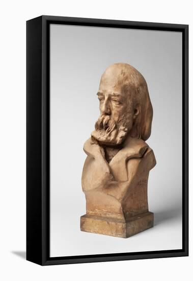 Bust of Henry Thorion, Modeled 1880 (Terracotta)-Auguste Rodin-Framed Premier Image Canvas