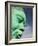 Bust of Jazz Great Charlie Yardbird Parker, Historic Jazz District, Kansas City, Missouri, USA-Walter Bibikow-Framed Photographic Print