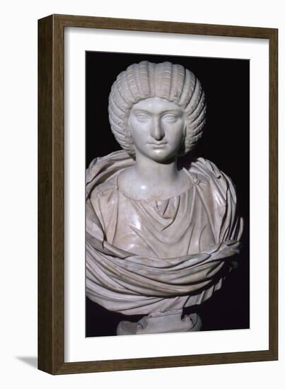 Bust of Julia Domna, 2nd century. Artist: Unknown-Unknown-Framed Giclee Print