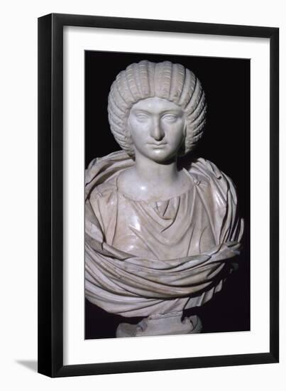 Bust of Julia Domna, 2nd century. Artist: Unknown-Unknown-Framed Giclee Print