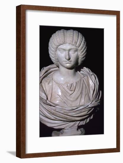 Bust of Julia Domna, 2nd century. Artist: Unknown-Unknown-Framed Giclee Print