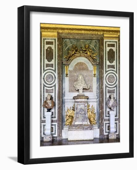 Bust of Louis XIV, Salon De Diane, Grand Apartment, Chateau De Versailles, France, 17th Century-Gian Lorenzo Bernini-Framed Photographic Print