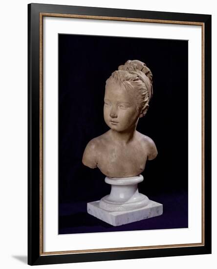 Bust of Louise Brongniart, 1777-Jean-Antoine Houdon-Framed Giclee Print