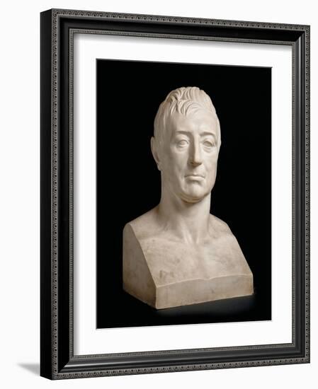 Bust of Marie-Joseph-Gilbert Du Motier, Marquis De La Fayette (1757-1834), 1829 (Marble)-Pierre Jean David d'Angers-Framed Giclee Print