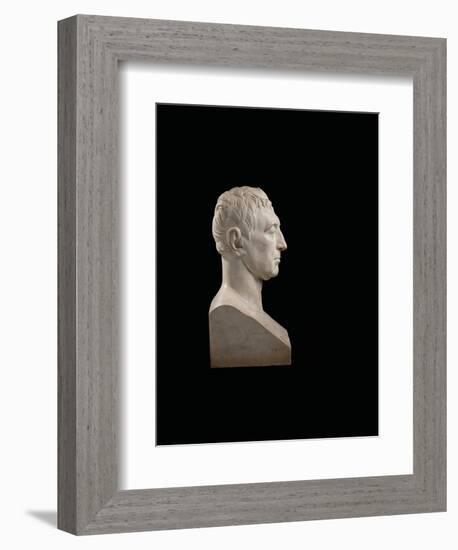 Bust of Marie-Joseph-Gilbert Du Motier, Marquis De La Fayette (1757-1834), 1829 (Marble)-Pierre Jean David d'Angers-Framed Giclee Print