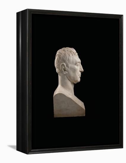 Bust of Marie-Joseph-Gilbert Du Motier, Marquis De La Fayette (1757-1834), 1829 (Marble)-Pierre Jean David d'Angers-Framed Premier Image Canvas