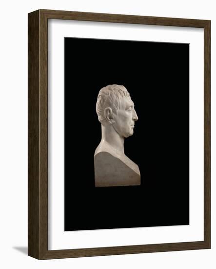 Bust of Marie-Joseph-Gilbert Du Motier, Marquis De La Fayette (1757-1834), 1829 (Marble)-Pierre Jean David d'Angers-Framed Giclee Print