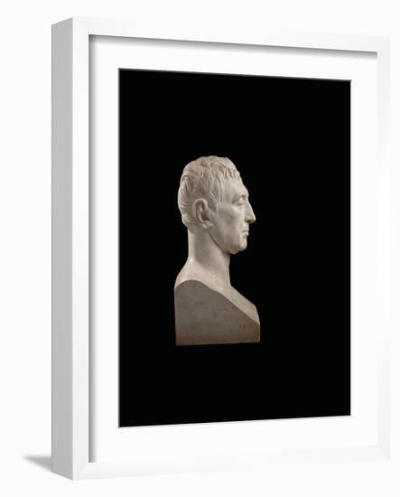 Bust of Marie-Joseph-Gilbert Du Motier, Marquis De La Fayette (1757-1834), 1829 (Marble)-Pierre Jean David d'Angers-Framed Giclee Print